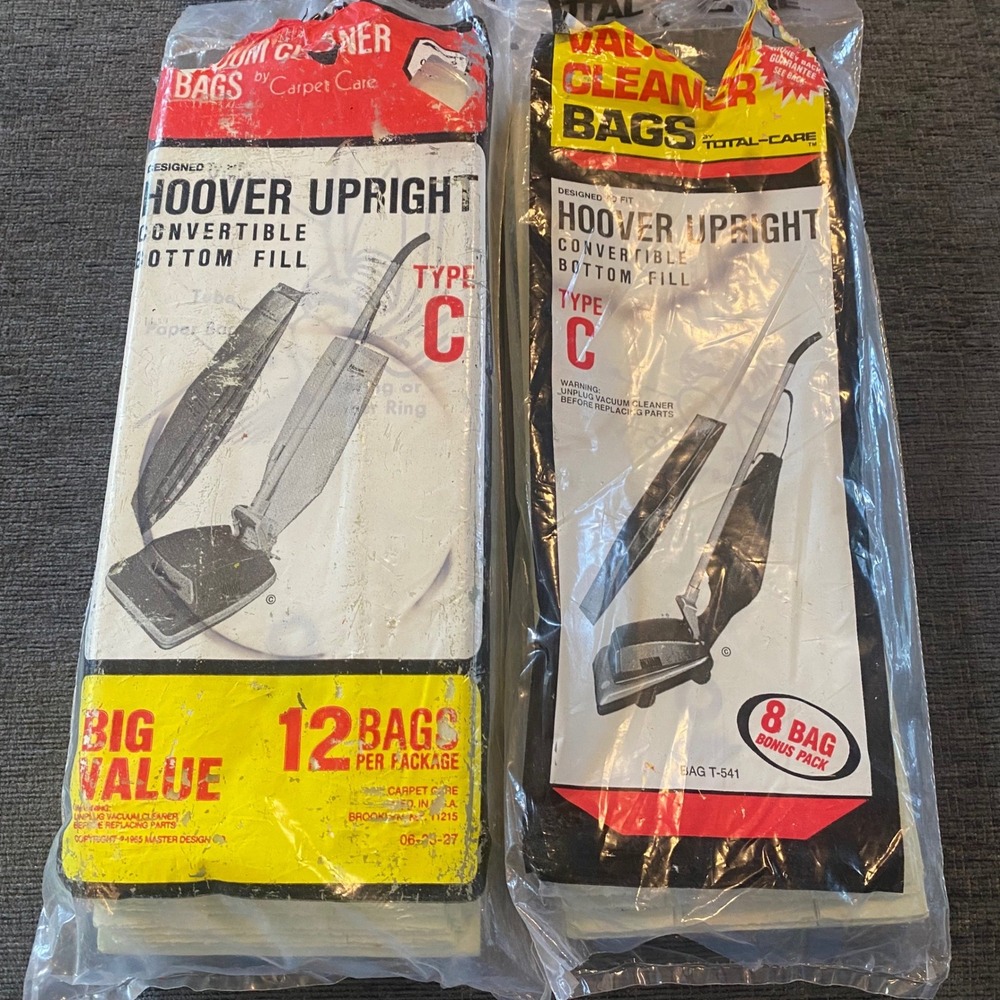 Hoover‎ Vacuum 13 Bags Type C Upright Convertible Lot